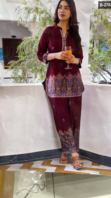 Maroon Coordset