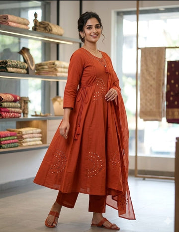 RUST COTTON SET