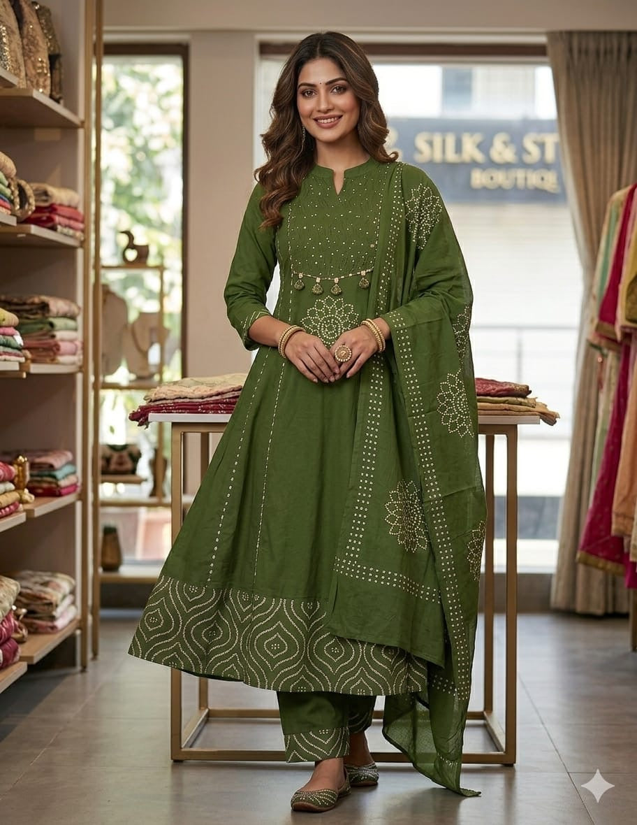 Cotton MUL Anarkali