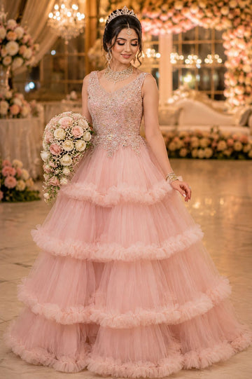 Bridal Blossomy cherry gown