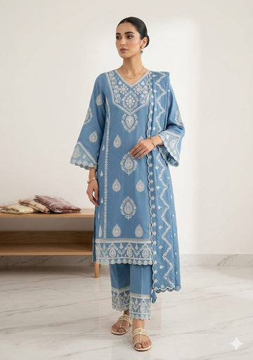 The Cloud-Mist Embroidered Set
