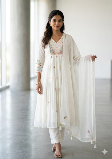 White Mul CHANDERI